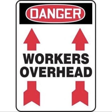 Accuform OSHA DANGER SAFETY SIGN WORKERS MEQM185VP MEQM185VP